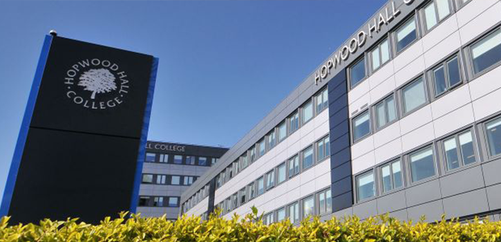 Hopwood Hall College-bygningen